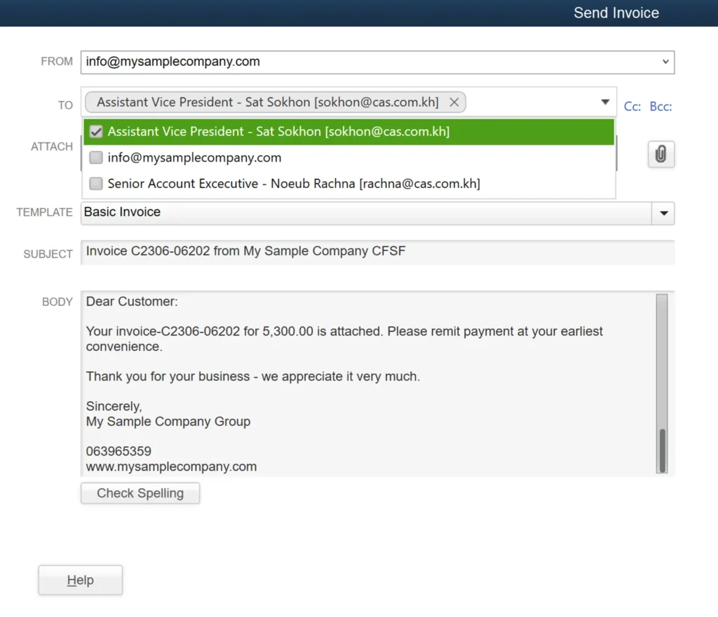 Quick Add email addresses in Webmail