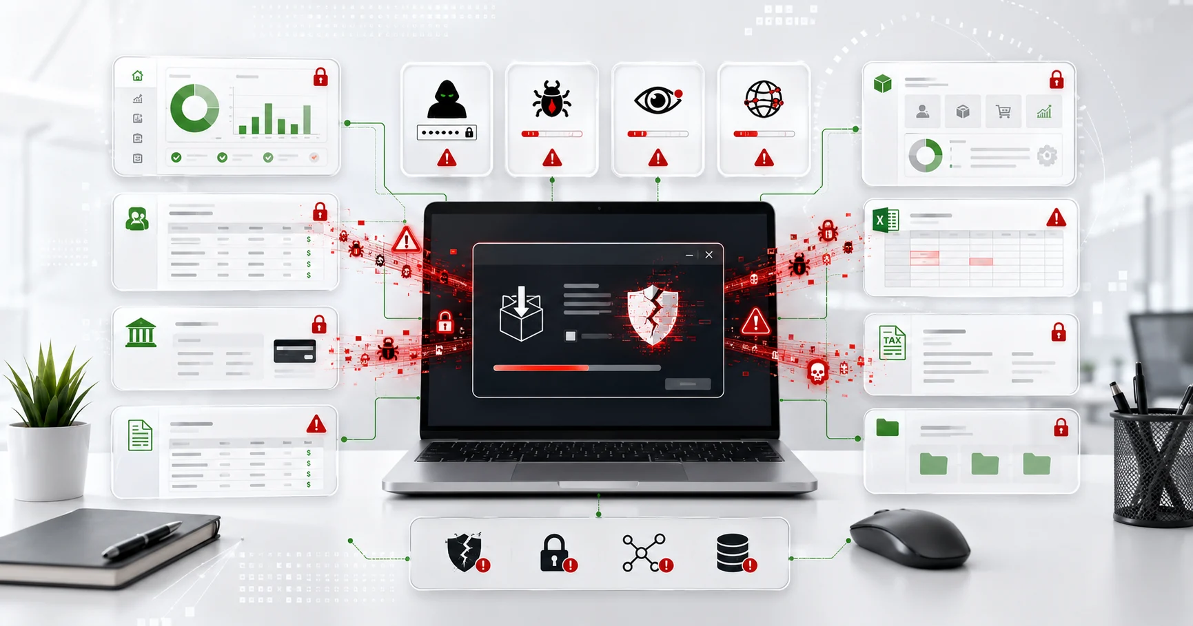 malware risk from cracked software