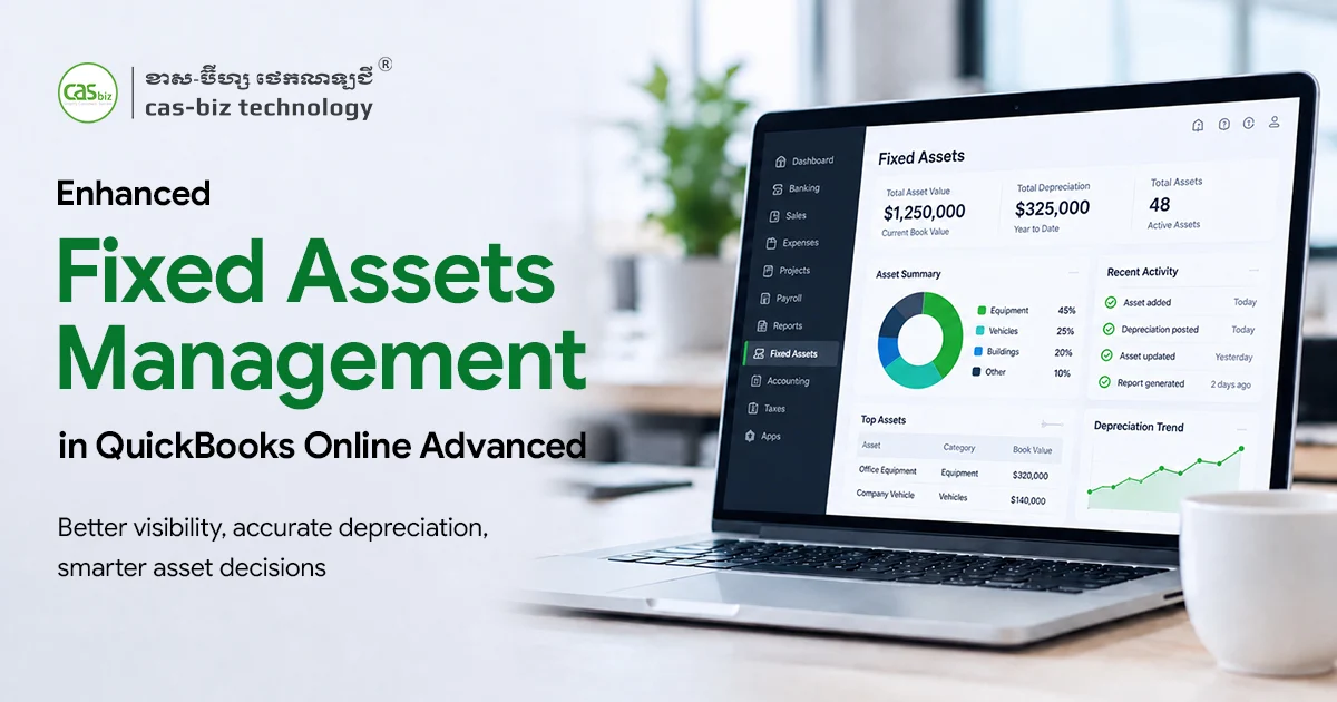 Enhanced Fixed Asset Management in QuickBooks Online Advanced